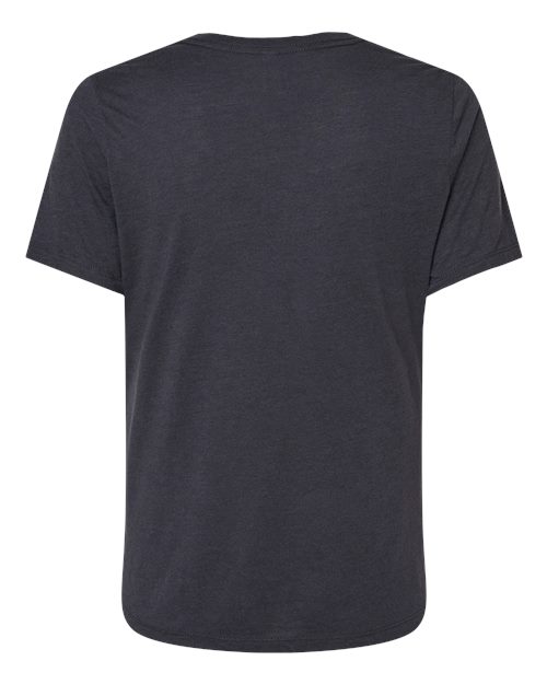 BELLA + CANVAS Women’s Relaxed Fit Triblend Tee 6413 - Solid Dark Grey Triblend