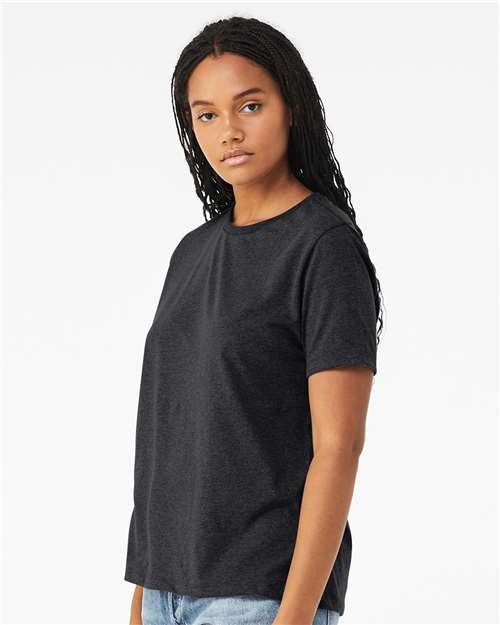BELLA + CANVAS Women’s Relaxed Fit Triblend Tee 6413 - Solid Dark Grey Triblend