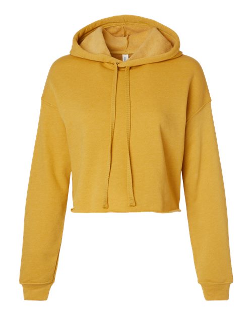 BELLA + CANVAS Women's Crop Fleece Hoodie Sweatshirt 7502