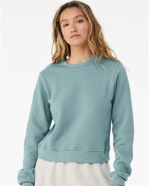 BELLA + CANVAS Women's Sponge Fleece Crewneck Sweatshirt 7511