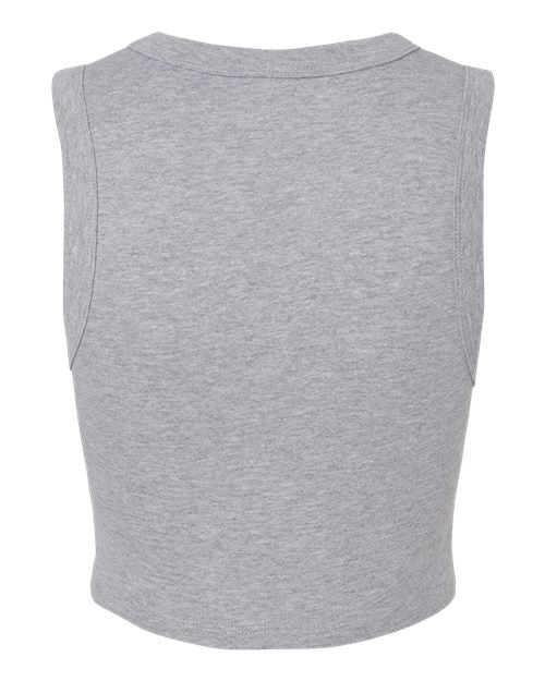 BELLA + CANVAS Women's Micro Rib Muscle Crop Tank 1013
