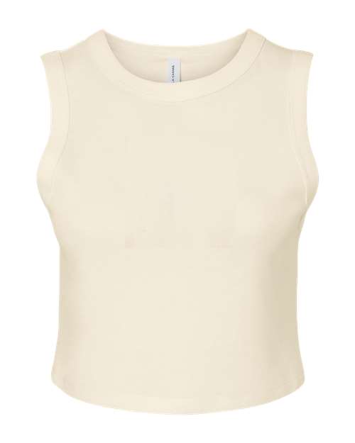 BELLA + CANVAS Women's Micro Rib Muscle Crop Tank 1013