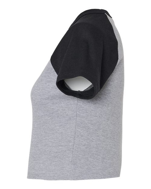 BELLA + CANVAS Women's Micro Rib Raglan Baby Tee 1201