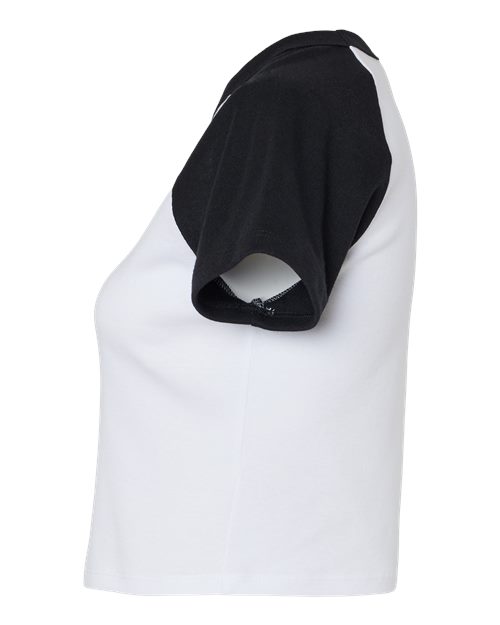 BELLA + CANVAS Women's Micro Rib Raglan Baby Tee 1201