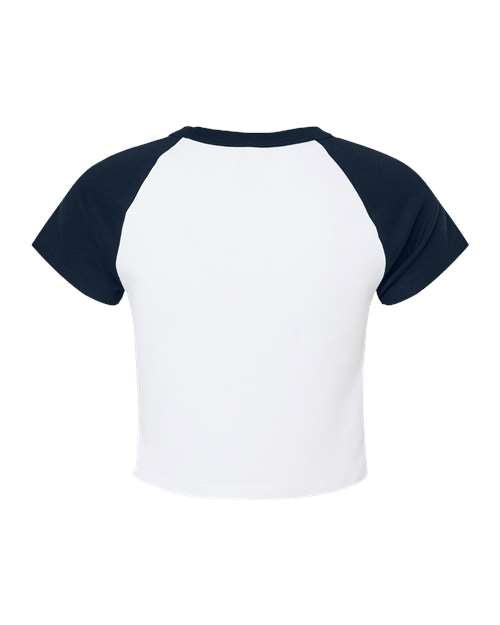 BELLA + CANVAS Women's Micro Rib Raglan Baby Tee 1201