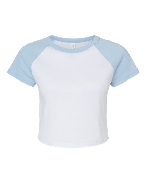 BELLA + CANVAS Women's Micro Rib Raglan Baby Tee 1201