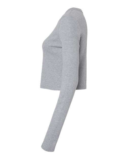 BELLA + CANVAS Women's Micro Rib Long Sleeve Baby Tee 1501