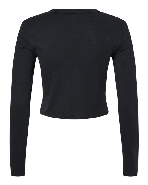 BELLA + CANVAS Women's Micro Rib Long Sleeve Baby Tee 1501