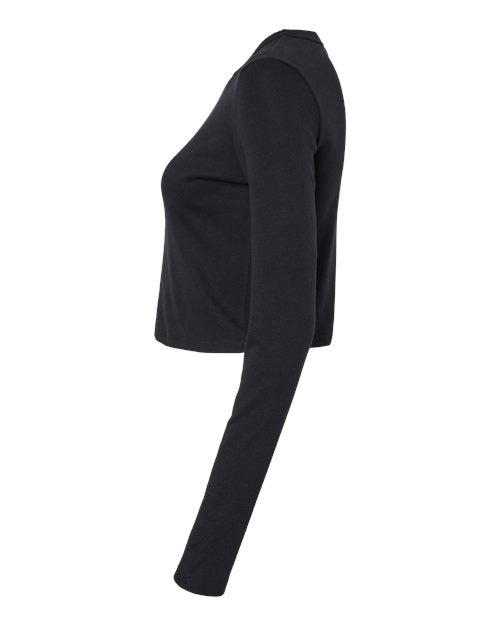 BELLA + CANVAS Women's Micro Rib Long Sleeve Baby Tee 1501