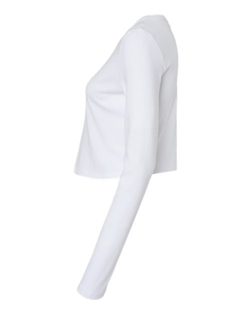 BELLA + CANVAS Women's Micro Rib Long Sleeve Baby Tee 1501