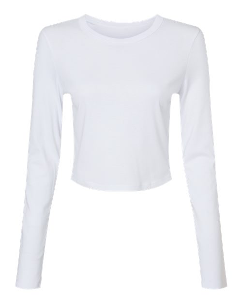 BELLA + CANVAS Women's Micro Rib Long Sleeve Baby Tee 1501