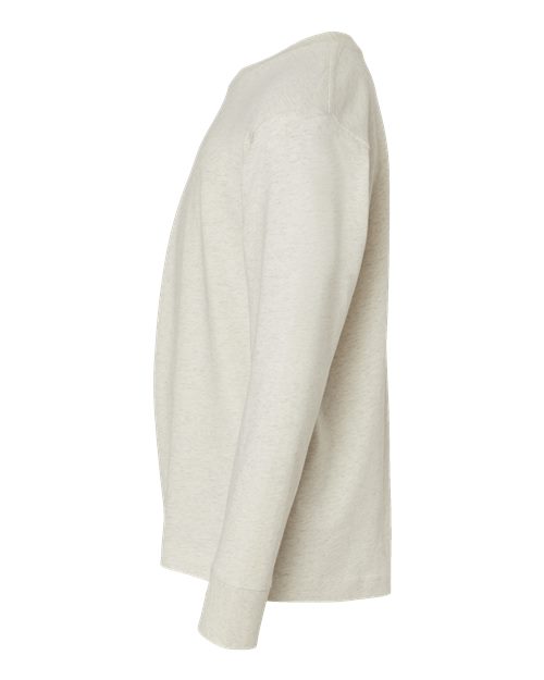 LAT Youth Fine Jersey Long Sleeve Tee 6201 - Natural Heather