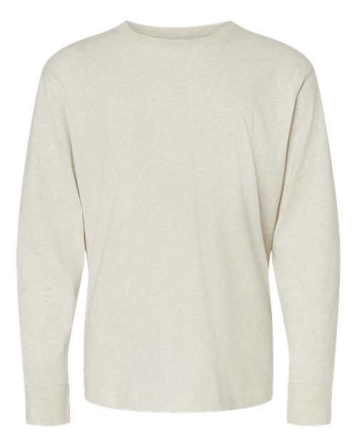 LAT Youth Fine Jersey Long Sleeve Tee 6201 - Natural Heather