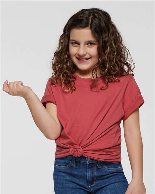 LAT Youth Fine Jersey Tee 6101 - Passionfruit