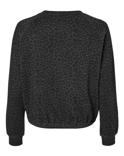 LAT Women's Relaxed 3-End Boxy Fleece Crewneck Sweatshirt 3528