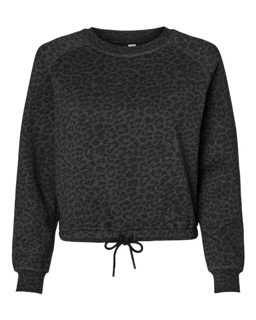 LAT Women's Relaxed 3-End Boxy Fleece Crewneck Sweatshirt 3528
