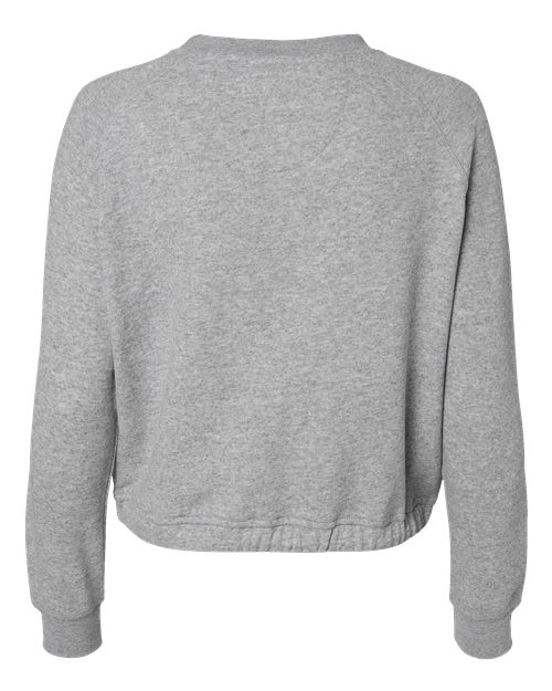 LAT Women's Relaxed 3-End Boxy Fleece Crewneck Sweatshirt 3528