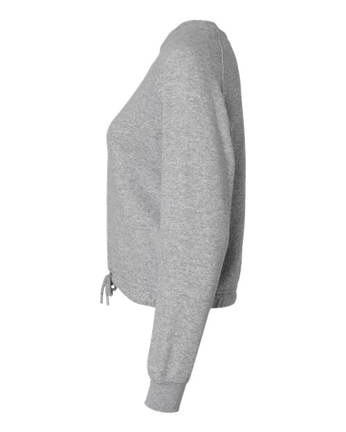 LAT Women's Relaxed 3-End Boxy Fleece Crewneck Sweatshirt 3528
