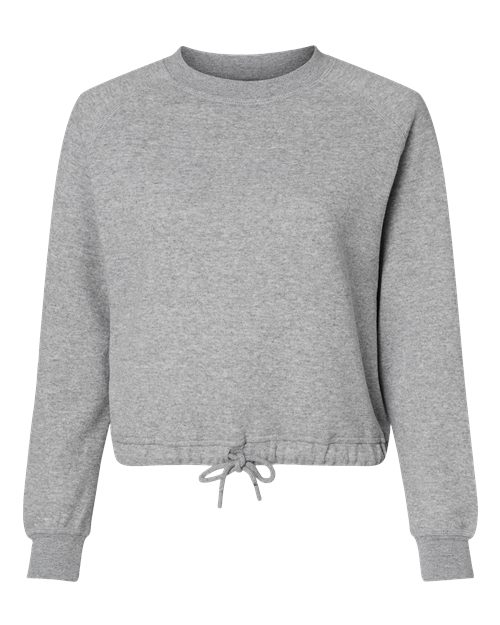 LAT Women's Relaxed 3-End Boxy Fleece Crewneck Sweatshirt 3528