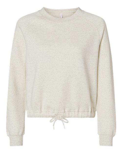 LAT Women's Relaxed 3-End Boxy Fleece Crewneck Sweatshirt 3528
