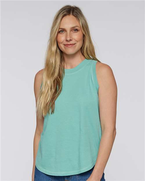 LAT Women's Relaxed Fine Jersey Tank 3592