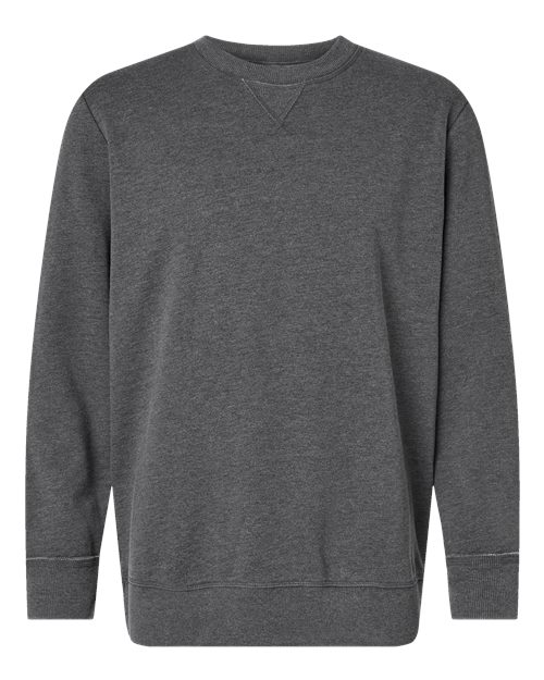 LAT Unisex Vintage Wash Fleece Crewneck Sweatshirt 6935