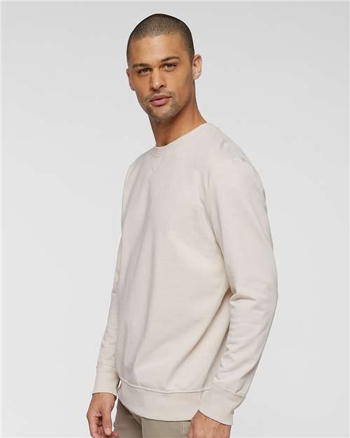 LAT Unisex Vintage Wash Fleece Crewneck Sweatshirt 6935