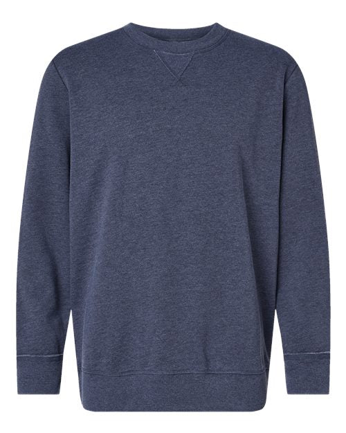 LAT Unisex Vintage Wash Fleece Crewneck Sweatshirt 6935