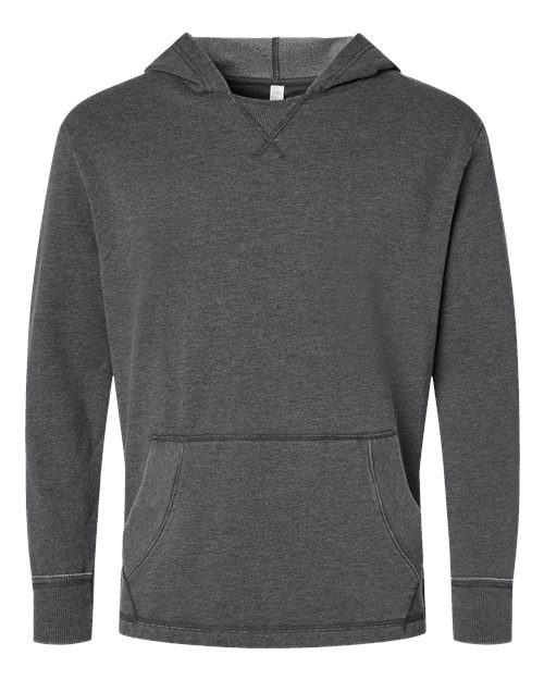 LAT Unisex Vintage Wash Fleece Hoodie Sweatshirt 6936
