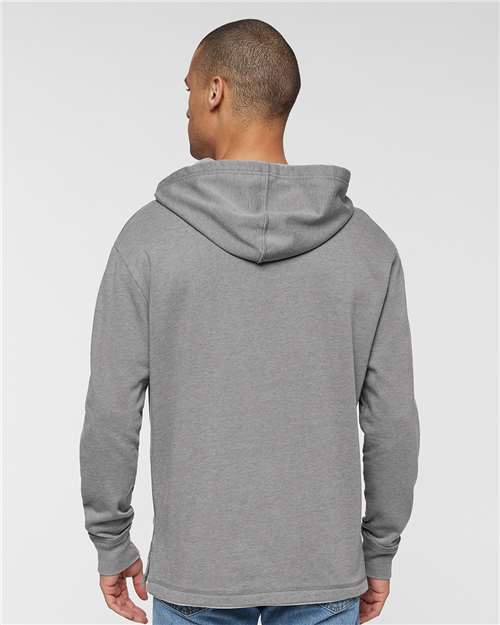 LAT Unisex Vintage Wash Fleece Hoodie Sweatshirt 6936