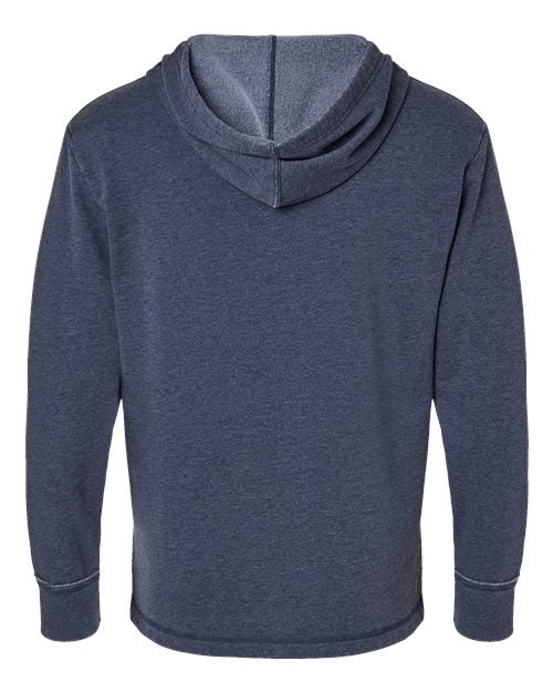 LAT Unisex Vintage Wash Fleece Hoodie Sweatshirt 6936