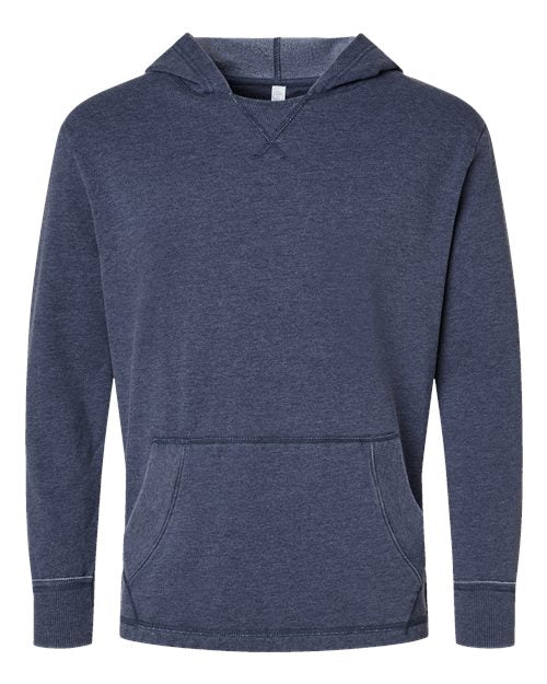LAT Unisex Vintage Wash Fleece Hoodie Sweatshirt 6936