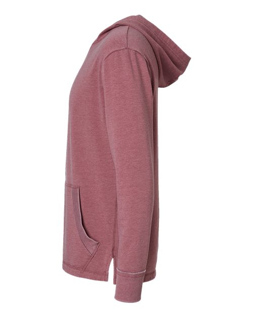 LAT Unisex Vintage Wash Fleece Hoodie Sweatshirt 6936