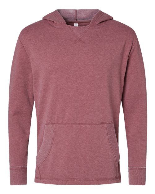 LAT Unisex Vintage Wash Fleece Hoodie Sweatshirt 6936