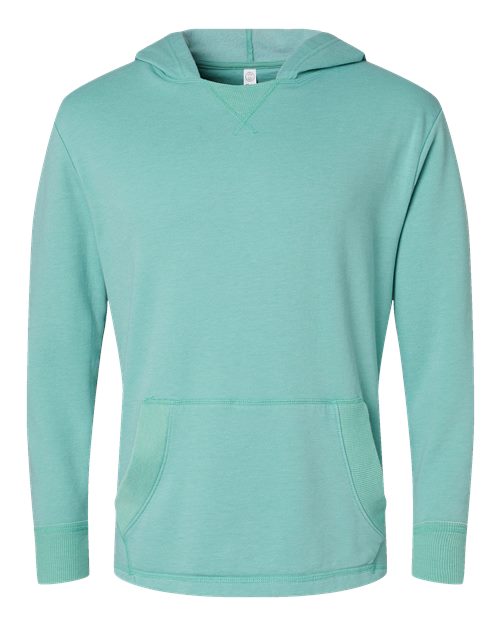 LAT Unisex Vintage Wash Fleece Hoodie Sweatshirt 6936