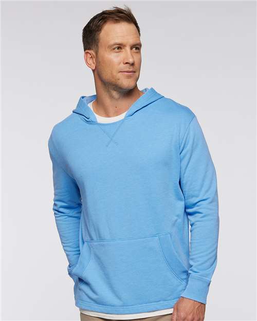 LAT Unisex Vintage Wash Fleece Hoodie Sweatshirt 6936