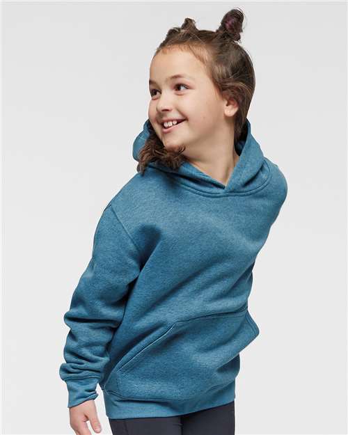 LAT Youth Fleece Hoodie Sweatshirt 2296 - Bermuda Blackout