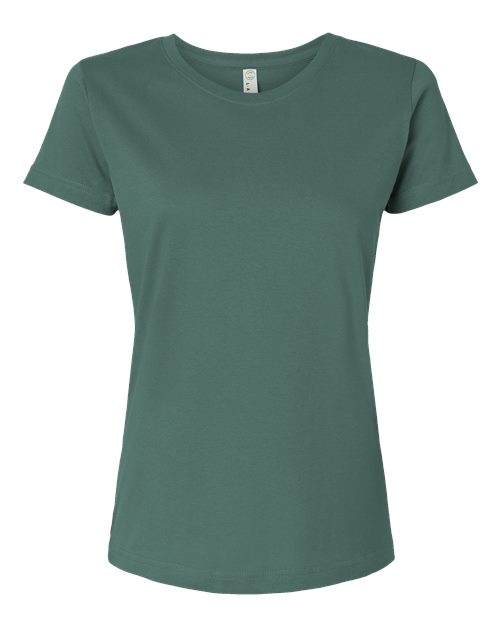 LAT Women's Fine Jersey Tee 3516 - Basil