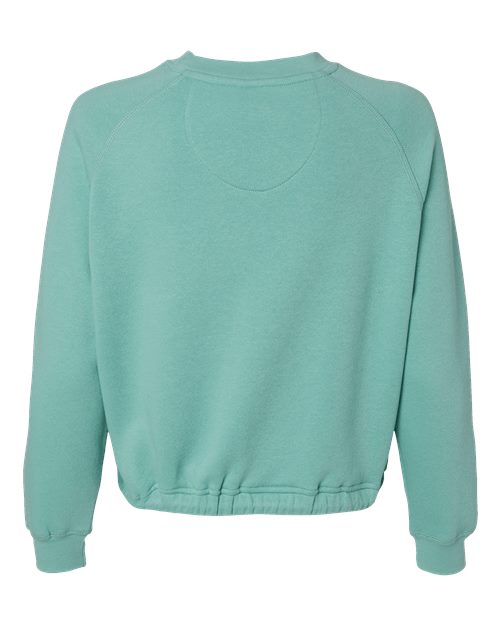 LAT Women's Relaxed 3-End Boxy Fleece Crewneck Sweatshirt 3528