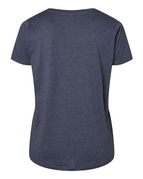 LAT Women's Curvy Collection Fine Jersey Tee 3816