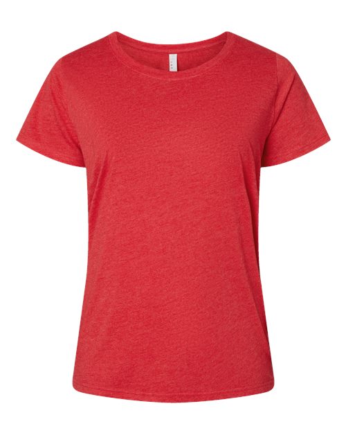 LAT Women's Curvy Collection Fine Jersey Tee 3816