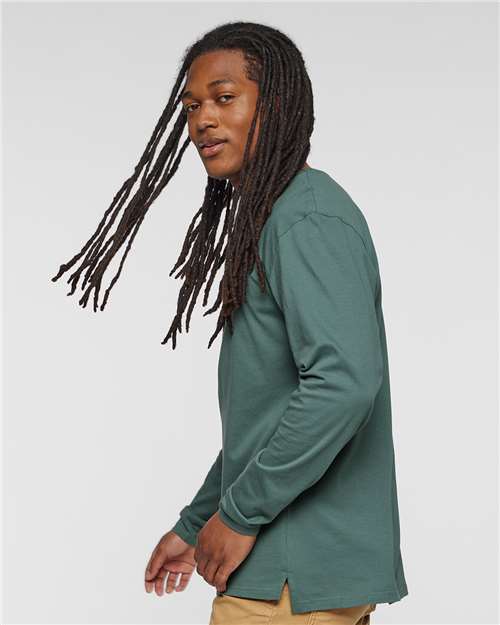 LAT Men's Fine Jersey Long Sleeve Tee 6918