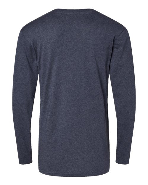 LAT Men's Fine Jersey Long Sleeve Tee 6918 - Vintage Denim