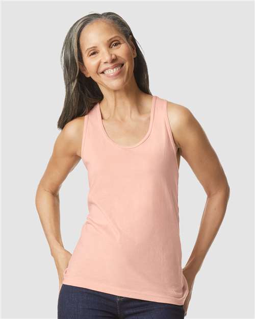 Gildan Women's Softstyle® CVC Racerback Tank Top 64220LCVC