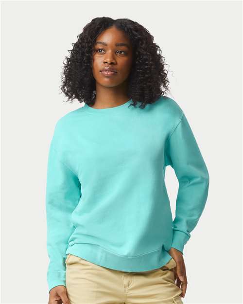 Comfort Colors Unisex Garment-Dyed Lightweight Fleece Crewneck Sweatshirt 1466