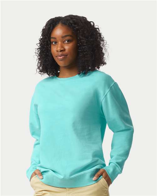 Comfort Colors Unisex Garment-Dyed Lightweight Fleece Crewneck Sweatshirt 1466