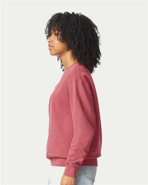 Comfort Colors Unisex Garment-Dyed Lightweight Fleece Crewneck Sweatshirt 1466