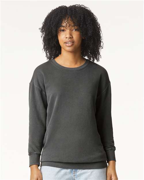 Comfort Colors Unisex Garment-Dyed Lightweight Fleece Crewneck Sweatshirt 1466
