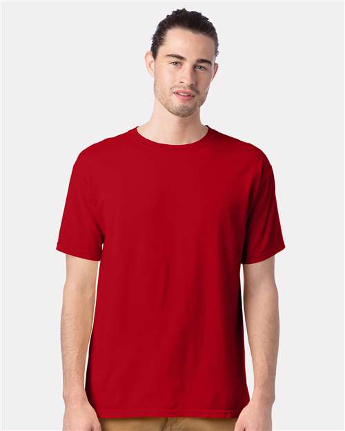 ComfortWash by Hanes Men's Garment-Dyed T-Shirt GDH100 - Athletic Red