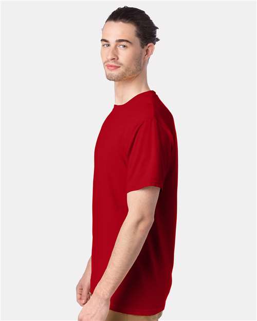 ComfortWash by Hanes Men's Garment-Dyed T-Shirt GDH100 - Athletic Red